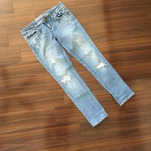 American Eagle Distressed Skinny Jeans Size 8